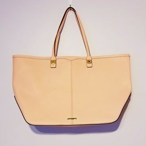 Rebecca Minkoff Pink Saffiano Leather Tote